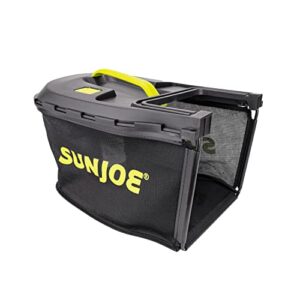 sun joe 24v-x2-17lm-bag replacement collection bag 24v-x2-17lm cordless lawn mower, black