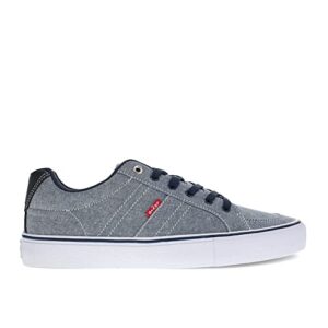 Levi's Mens Turner S CHMB Casual Fashion Sneaker Shoe, Navy/Blue, 12 M