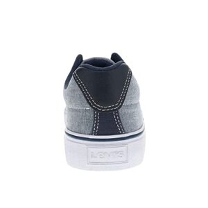 Levi's Mens Turner S CHMB Casual Fashion Sneaker Shoe, Navy/Blue, 12 M
