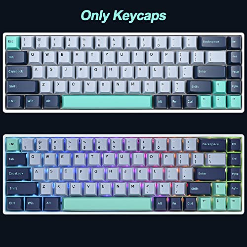 Fogruaden PBT Hammerhead Keycaps, 171 Keycap Set, Double Shot Keycaps, Cherry Profile Custom Keycaps for Cherry Gateron MX Switches Mechanical Keyboard