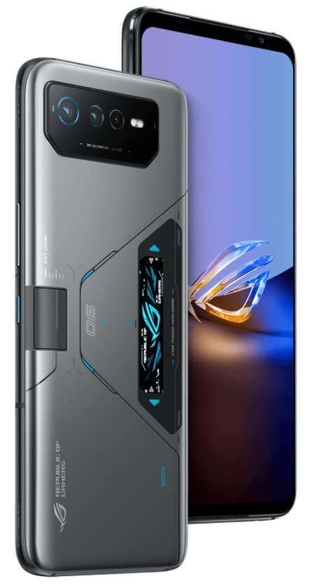 ASUS ROG Phone 6D Ultimate 5G AI2203 Dual 512GB 16GB RAM Factory Unlocked (GSM Only | No CDMA - not Compatible with Verizon/Sprint) Aeroactive Cooler 6 Included - Space Gray