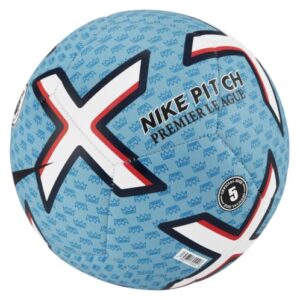 Nike DN3605-499 Premier League Pitch Recreational Soccer Ball Unisex Blue Chill/White/Obsidian/Black 5