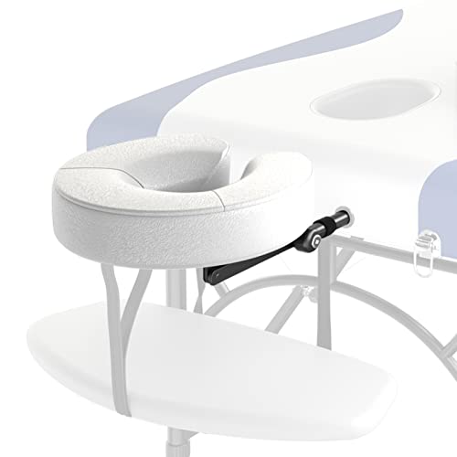 CLORIS Universal Headrest Face Cushion Face Pillow for Massage Tables Massage Chairs Spa Bed(White)