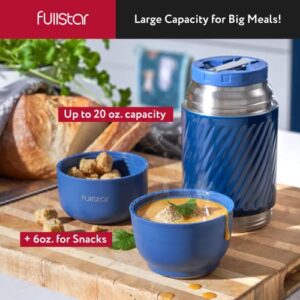 Hot & Cold Food Containers For Lunch Boxes - 20oz Insulated Food Jar for Hot Food & Cold Food, Insulated Food Container - Hot Lunch Box, Hot Food Container - Insulated Lunch Box - Food Thermos