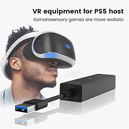 Wedorat PS5 VR Adapter Cable, PSVR Camera Adapter Mini Camera USB3.0 Adapter for PS5 PS4, PS VR to PS5 Cable Compatible PS5 PS4 External VR Connector, Game Console Accessories