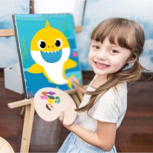 LWZAYS 4 Pack Paint by Numbers for Kids,8X12Inch Animals Color by Numbers for Kids DIY Beginners Easy Acrylic Watercolor Oil Painting Arts & Crafts Toys Gift for Wall Decor(White Edge 2inch)