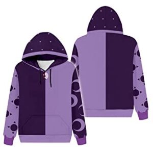 Beowyro The Owl House Luz Noceda Hoodies Cosplay Amity Blight Costume Zipper Jacket Collector Pullover Sweatshirt Coat for Men Women