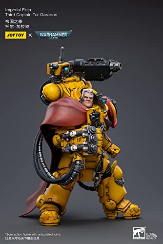 BLOOMAGE JOYTOY (BEIJING) TECH Warhammer 40k: Imperial Fists Third Captain Tor Garadon 1:18 Scale Figure