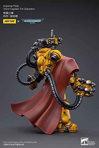 BLOOMAGE JOYTOY (BEIJING) TECH Warhammer 40k: Imperial Fists Third Captain Tor Garadon 1:18 Scale Figure