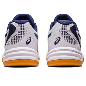 ASICS Men's Upcourt 5 Court Shoes, 9, White/Indigo Blue