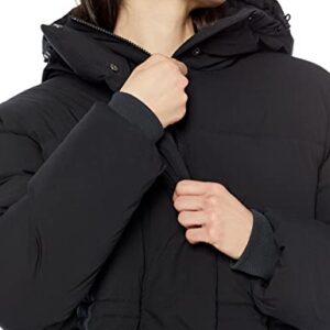 Amazon Essentials Women's Short Waisted Puffer Jacket (Available in Plus Size), Black, X-Small