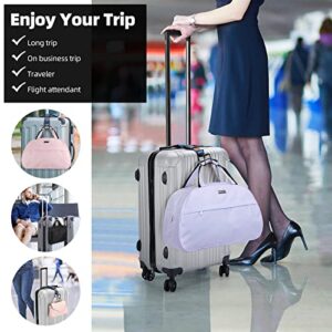 Exshoiu Luggage Hook Strap, J Hook Luggage Strap Flight Attendant with Hands Free, Adjustable Travel Luggage Straps for Add a Bag Hook (Deep Blue)