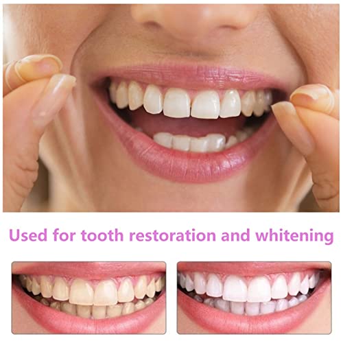 CHNLML 2 Pairs Instant Veneers Dentures for Men and Women, Customizable Temporary ​Fake Teeth, Teeth Improve Smile, Perfect Braces and Whitening Substitutes, Suitable for Everyone with, Multicolor
