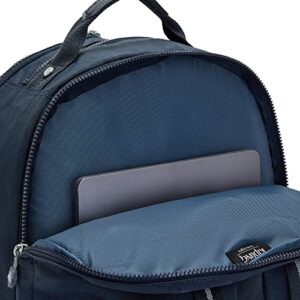 Kipling Women's Seoul Extra Large 17” Laptop Backpack, Durable, Roomy with Padded Shoulder Straps, Bag, True Blue Tonal 2, 13.5" L x 18.25" H x 7.75" D