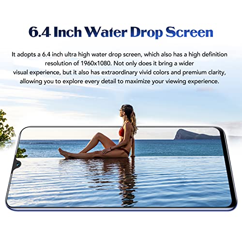 S22 Ultra 5G Unlocked Smartphone,6.4in Waterdrop Screen Cell Phone with Dual Camera,4GB RAM 64GB ROM MT6582 Quad Core Cell Phone,Support Dual Nano Sim Card,for Android 11()