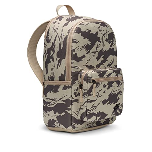 Nike Heritage 2.0 CAMO Backpack Limestone/Black DQ5931-250, One Size