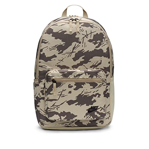 Nike Heritage 2.0 CAMO Backpack Limestone/Black DQ5931-250, One Size