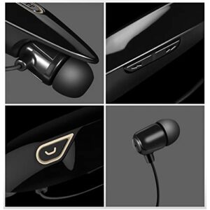 Bluetooth Headphones - Wireless Neckband Headset, Around The Neck Bluetooth Headset, Bluetooth 5.0 Waterproof Sports Earphones with Microphone, for Calls, Work, Music