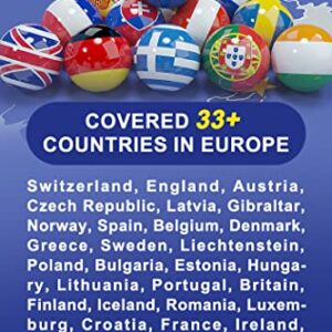 Snail Mobile Europe Travel/Holiday 28 Days Plan SIM Card Unlimited 4G LTE Internet Date in 30+ Countries in Europe(Universal SIM Card Pack)