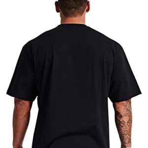 Men's Plus Size Cotton T-Shirts Graphic Tops Tees for Big Tall Man Oversized Short Sleeve T Shirt 6X