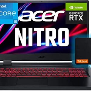 Acer 2022 Nitro 5 17.3" FHD IPS 144Hz Gaming Laptop Core i5 12500H(Beats i7-11800H) NVIDIA RTX 3050 TGP 95W Thunderbolt 4 Intel Killer Ethernet w/Mouse Pad (8GB RAM | 512GB PCIe SSD)