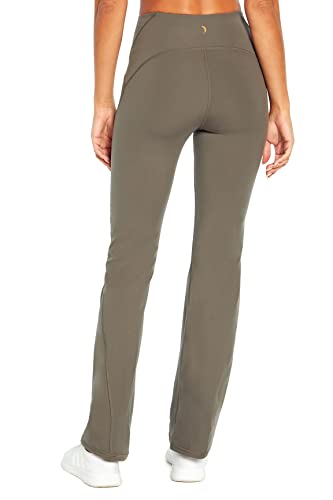 Jessica Simpson Sportswear Women's Standard Encore High Rise Bootcut Pocket Pant, Gunmetal, Medium