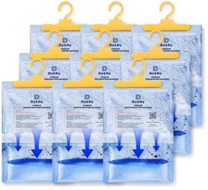 dry & dry 9 packs [net 7 oz/pack] moisture absorbers dehumidifiers for home dehumidifier for basement dehumidifiers for bedroom small dehumidifiers - dehumidifiers moisture absorbers