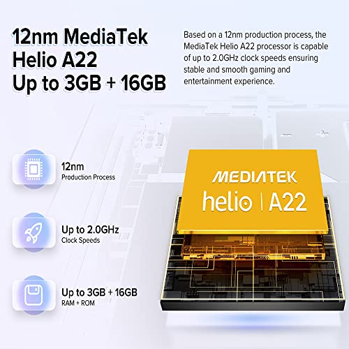 Ulefone Unlocked Mobile Phone 2023, Note 14 Android 12 3GB+16GB, Triple Card Slots 6.52" Waterdrop Screen, 8MP+5MP Dual Camera, 4500mAh Battery Dual SIM 4G Smartphone, Face Unlock, GPS, US Version