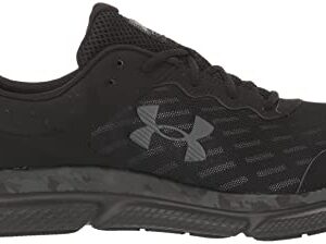 Under Armour Men's Charged Assert 10 Camo Running Shoe, (001) Black/Black/Pitch Gray, 11