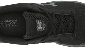 Under Armour Men's Charged Assert 10 Camo Running Shoe, (001) Black/Black/Pitch Gray, 11