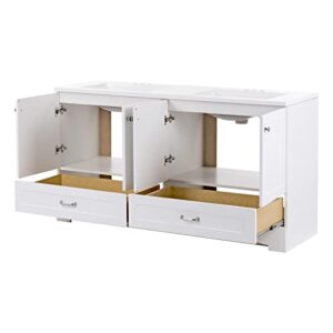 Spring Mill Cabinets Emlyn Bathroom Vanity with Sink, White