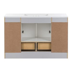 Spring Mill Cabinets Emlyn Bathroom Vanity with Sink, Pearl Gray