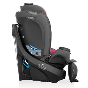 Evenflo Revolve360 Extend All-in-One Rotational Car Seat with Quick Clean Cover (Rowe Pink)