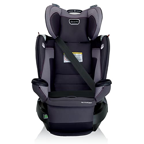 Evenflo Revolve360 Extend All-in-One Rotational Car Seat with Quick Clean Cover (Rowe Pink)