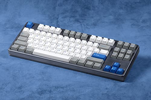 DROP DCX Camillo Keycap Set, Doubleshot ABS, Cherry MX Style Keyboard Compatible with 60%, 65%, 75%, TKL, WKL, Full-Size, 1800 layouts and More, White
