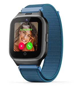 jrtrack 2 se smart watch for kids by cosmo | 4g phone calling & text messaging | sim card & flexible data plans | gps tracker watch for kids | children’s smartphone alternative (blue)