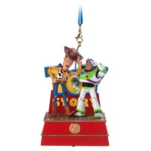 disney pixar woody and buzz lightyear singing living magic sketchbook ornament – toy story