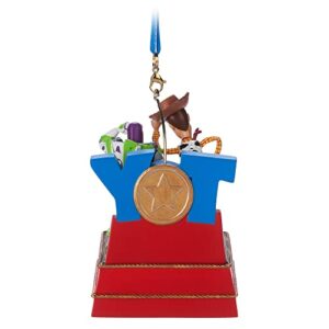 Disney Pixar Woody and Buzz Lightyear Singing Living Magic Sketchbook Ornament – Toy Story