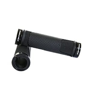 VELOFORT Bike Handlebar Grips, Soft Non-Slip-Rubber Hand Grip Comfortable Ergonomic, Single Lock-on Bike Grips, Fit Beach Cruiser, Scooter, Foldable, Mountain, Tricycle, BMX, MTB Bikes