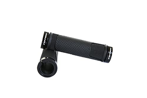 VELOFORT Bike Handlebar Grips, Soft Non-Slip-Rubber Hand Grip Comfortable Ergonomic, Single Lock-on Bike Grips, Fit Beach Cruiser, Scooter, Foldable, Mountain, Tricycle, BMX, MTB Bikes