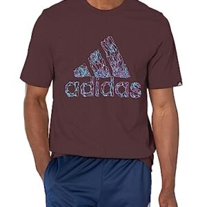 adidas Men's Mystic Fill T-Shirt, Shadow Brown, Large