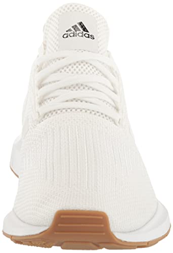 adidas Men's Swift Run Sneaker, White/White/Core Black, 10