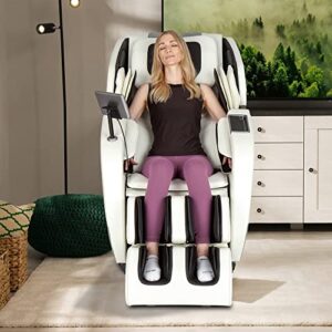 Human Touch WholeBody Rove Massage Chair – S & L Track, Full-Body Stretch Massage with Foot and Calf, Wellness Programs, Dual Lumbar Heat - Tablet Remote and Wireless Charger – 5 Year Warranty – MOON