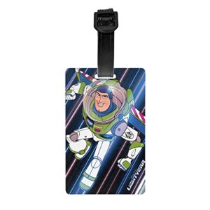 anime luggage tag for suitcases boys kids cute cartoon unique tags travel bag labels address name id card holder pvc 1 pcs