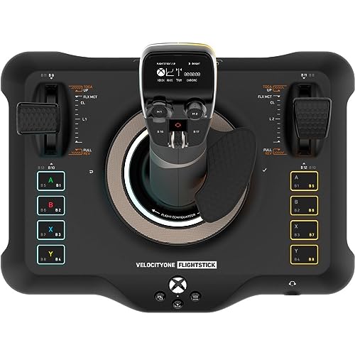 Turtle Beach VelocityOne Flightstick Universal Simulation Controller Joystick for Air & Space Combat Simulation – Xbox Series X, Xbox Series S, Xbox One, Windows 10, and Windows 11 PCs