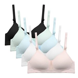 phennie's bras for teens girls training bra cotton wireless light padded 10-18 years a b cup 34