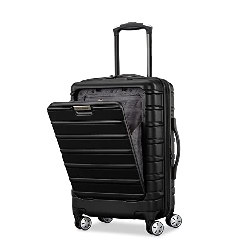 Samsonite Omni 2 PRO Hardside Expandable Luggage with Spinners, Midnight Black, Carry-on