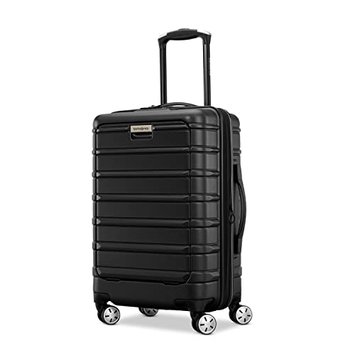Samsonite Omni 2 PRO Hardside Expandable Luggage with Spinners, Midnight Black, Carry-on