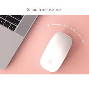 RENMTURE Dual-Sided Desk Pad, Natural Cork & PU Leather Large Mouse mats for Office and Home Work, Desk Protector Non-Slip, Waterproof, Easy Clean (Pink, 32"x16")