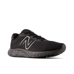 New Balance Men's 520 V8 Running Shoe, Black/Black, 11 Wide
